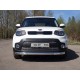 Накладка решётки радиатора верхняя 12 мм ТСС для Kia Soul 2016-2021
