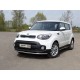 Защита переднего бампера 42 мм ТСС для Kia Soul 2016-2021