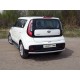 Защита заднего бампера 60 мм ТСС для Kia Soul 2016-2021