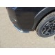 Защита заднего бампера короткие уголки 42 мм ТСС для Subaru XV 2011-2017