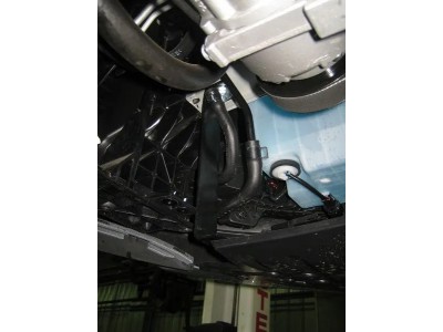 Защита картера двигателя, КПП (2 мм, сталь) для Hyundai Sonata 2010-2014 (V = 2.0; 2.4), Hyundai Grandeur 2011-2016