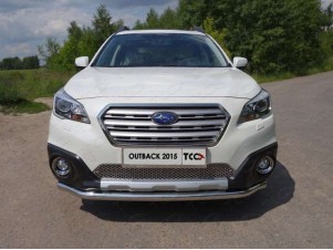 Защита переднего бампера 60 мм для Subaru Outback № SUBOUT15-02