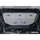 Защита топливного бака (алюминий) + комплект крепежа для BAIC Beijing BJ40 2023-н.в. (V - 2.0T, АКПП, 4WD)