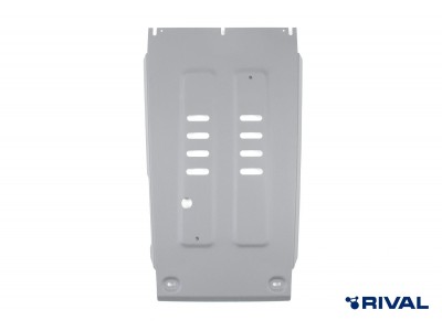 Защита КПП (алюминий) + комплект крепежа для BAIC BJ40 2023-н.в. (V - 2.0, АКПП, полный) 