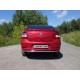 Защита заднего бампера 42 мм ТСС для Renault Logan 2015-2018