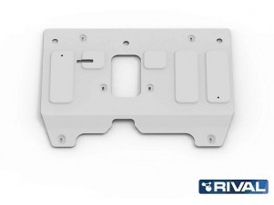 Защита картера + комплект крепежа, Rival, Алюминий, Li L7; L9 2023-н.в. , V1.5PHEV, АКПП, 4WD. №333.0405.1