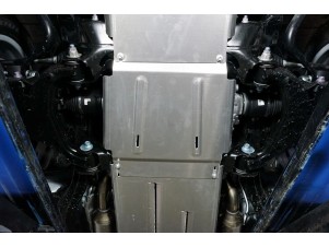 Защита переднего редуктора (алюминий) 4мм для Toyota Land Cruiser 300 2021 – н.в. ZKTCC00503