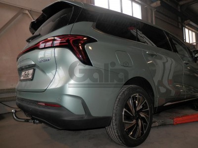 Фаркоп оцинкованный для Dongfeng Forthing U-Tour 2022-н.в., Forthing Yacht 2023-н.в. условно-съемное крепление шара