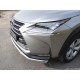 Защита переднего бампера кенгурин 60 мм ТСС для Lexus NX-200t 2014-2017