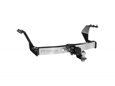 Фаркоп с нержавеющей накладкой Haval H6 2014-2020, Haval M6 2021-н.в. съемное крепление шара под американский квадрат