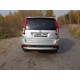 Защита заднего бампера овальная 75х42 мм ТСС для Great Wall Hover H3 New 2014-2015