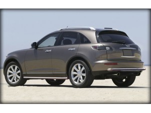 Защита заднего бампера радиусная d-60 для Infiniti FX 35-45 (европа)2006-2009 IFX_3