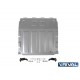 Защита картера + КПП + комплект крепежа, Rival, Алюминий, Jac S7 2020-н.в. , V - 1.5