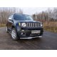 Защита переднего бампера с ДХО 60 мм ТСС для Jeep Renegade 2015-2021