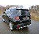 Защита заднего бампера 60 мм ТСС для Jeep Renegade 2015-2021