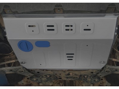 Защита картера (алюминий) для Jetour T2 2024-н.в. (V - 2.0, робот, полный)