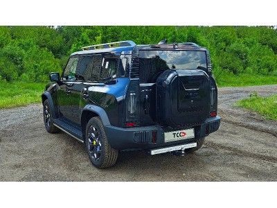 Защита порогов 42,4 мм ТСС для Jetour T2 2L 4WD 2023-н.в.