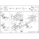 Фаркоп оцинкованный Galia шар C съемный для Nissan X-Trail T32 2015-2021