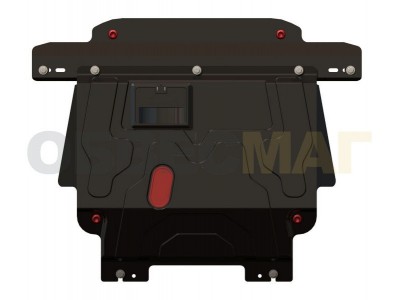 Защита картера и КПП Шериф сталь 2 мм для Ford Fiesta 2001-2008 08.1301