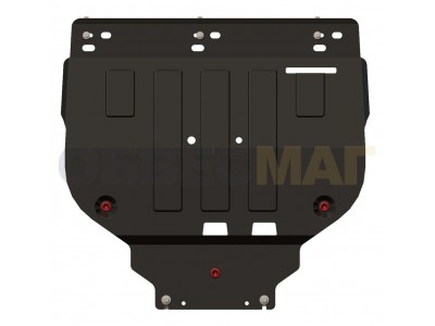 Защита картера и КПП Шериф сталь 2 мм для Ford C-Max/Focus 2/Kuga 2003-2010 08.1447 V2