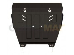 Защита картера и КПП Шериф сталь 2 мм для Nissan X-Trail № 15.1218