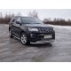 Пороги с площадкой нержавеющий лист 60 мм ТСС для Ford Explorer 2015-2017