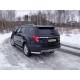 Пороги труба овальная с накладками 120х60 мм ТСС для Ford Explorer 2015-2017