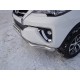 Защита переднего бампера 76 мм ТСС для Toyota Fortuner 2017-2020