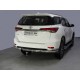 Защита задняя двойные уголки 76-42 мм ТСС для Toyota Fortuner 2017-2020