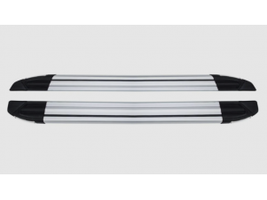 Пороги алюминиевые Brilliant Silver для Volvo XC60 № VOXC.48.6061