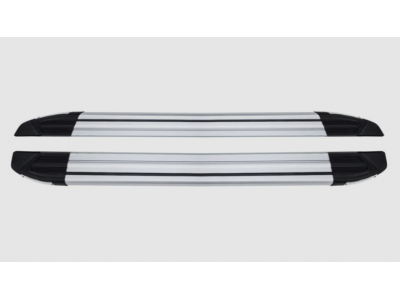 Пороги алюминивые Brilliant Silver Турция для Volvo XC60 2008-2017
