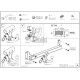 Фаркоп оцинкованный для BMW X3 F25 2010-2017, BMW X4 F26 2014-2018, кроме моделей с M-пакетом вертикальное быстросъемное крепление шара с ключом