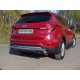 Защита заднего бампера 60-42 мм ТСС для Hyundai Santa Fe 2015-2018