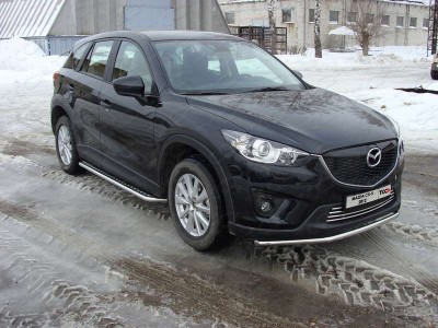 Защита переднего бампера 42 мм ТСС для Mazda CX-5 2011-2015