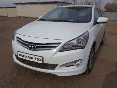 Рамка номерного знака Hyundai Solaris (комплект) ТСС для Любые