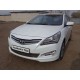Рамка номерного знака Hyundai Solaris (комплект) ТСС для Любые
