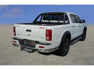 Защита задняя (уголки двойные) 76,1/42,4 мм для JAC T8 Pro 2020 – н.в. JACT8P23-27