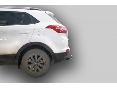 Фаркоп для Hyundai Creta 2016-2021, 2021-2022, Solaris HC 2024- съемное крепление шара под американский квадрат