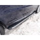 Пороги алюминиевые ТСС с накладкой для Range Rover Sport 2013-2021