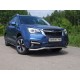 Защита переднего бампера 60 мм ТСС для Subaru Forester 2016-2018