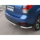 Защита задняя короткие уголки 60 мм ТСС для Subaru Forester 2016-2018