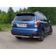 Защита задняя короткие уголки 60 мм ТСС для Subaru Forester 2016-2018
