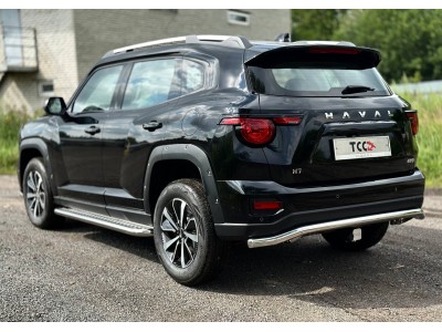 Защита задняя 60,3 мм для Haval H7 2.0 4WD 2024-н.в.