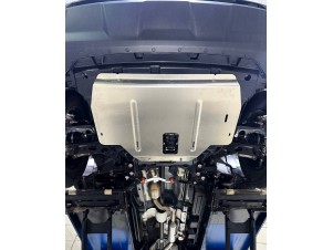 Защита картера и АКПП (алюминий) 4мм для Haval H7 2.0 4WD 2024-н.в., Haval F7x (2.0 4WD Premium) 2025-н.в. №ZKTCC00756