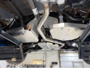 Защита бака (алюминий) 4мм (комплект 2 шт) для Haval Dargo 2.0 2022-н.в., Haval H7 2.0 4WD 2024-н.в., Haval F7x (2.0 4WD Premium) 2025-н.в. №ZKTCC00552