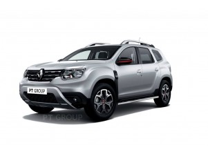 Защита порогов прямая d=63 мм (НПС) для Renault Duster 2021-2022 №RDU-21-220302.00