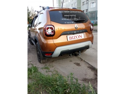 Фаркоп для Renault Duster 2 2021-2022 съемное крепление шара под американский квадрат