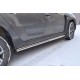 Защита порогов прямая d=63 мм (НПС) для Renault Duster 2021-2022