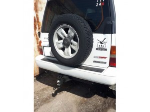Фаркоп для Suzuki Escudo 5 дверей 1988-1998, Suzuki Vitara 1988-1998 съемное крепление шара под американский квадрат №H.S81.E