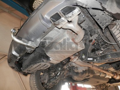 Фаркоп оцинкованный для Kia Sportage V 2022-н.в., Hyundai Tucson (Европейская сборка) 2021-н.в. быстросъемное крепление шара